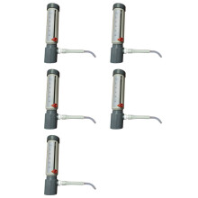5X Lab Dispenser Economisch Halfautomatisch Vloeistofdispenser Sleeve Type 5-25 Ml Verstelbare Vloeistof Adder