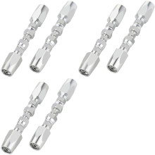 6-Delige Reparatieset voor Hydraulische Slangen, Herbruikbaar, 2-Draads Herbruikbare Hydraulische Reparatiefitting 1/4 Inch