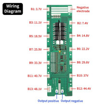 13S 48V 25A Common Port Integrated Board with Bracket Shell Electric Car Scooter Battery Pack B