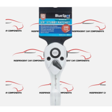BlueSpot Socket Ratchet Stubby Handle Quick Release 100 Teeth 3/8" Drive 02019