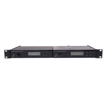 Estrutura de Metal para Rack de Montagem em Rack para Sistema de Microfone Sem Fio Suporte de Retorno de Ouvido Sem Fio Rack Preto