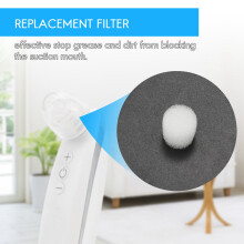 300Pcs Replacement Filter Sponge for Pore Cleaner Blackhead Remover Suction Machine Accessories
