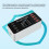 65W 8-Port USB-Ladestation EU-Stecker LCD 6