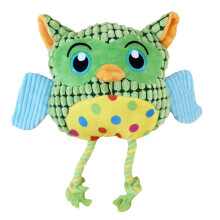 Jouets pour chiens sans rembourrage pour le jeu interactif, en matériau résistant aux mâchouillages, en peluche qui couine et fait du bruit,