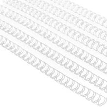 20 Sheet Capacity 100 Wire Binder Spines Silver