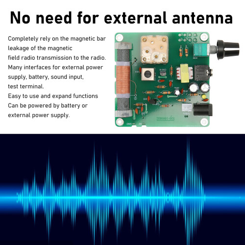 Radio Medium Wave Transmitter 530-1600KHz, 9V Kit 2