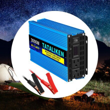 Inwerter Solarny 12 V do 220 V, Modyfikowana Fala Sinusoidalna, 1200 w, Zasilacz Samochodowy, Konwersja Mocy