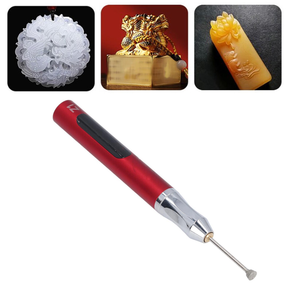 Electric Engraving Pen 380Mah Aluminum 25Mm Clamp 4361393405572