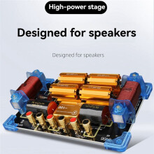 2 Way Speaker Crossover 1800W High Power Two Frequency Divider One High One Low for Single 15 Inch/18 Inch Speaker