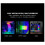 3X RGB LED Strip ARGB Sync Board for Computer Power Supply ATX 24PIN GPU  Card 8Pin Cable Case X8 3