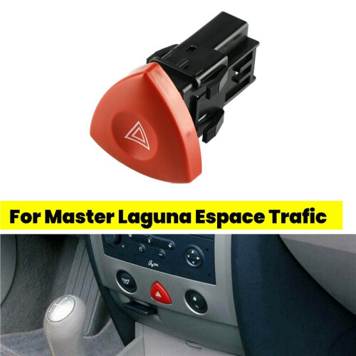 3X Hazard Warning Emergency Light  Button for  Master Laguna Espace Trafic  8200442724,93856337 2