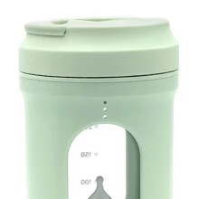 Oplaadbare USB Elektrische Proteïne Shake Fles - Draagbare Automatische Mixer voor Wei-Eiwit, 600 Ml Capaciteit, Lichtgroen