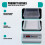 20Pcs Eggs Incubator Set Semi Automatic Household Brooder Farm Chicken  Duck Bird Egg Incubator US Plug 3