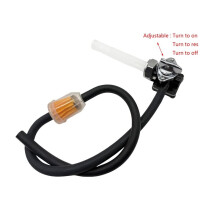 61338-94D Rubinetto del Carburante per Motocicletta con Filettatura Maschio per  FLST FXST FLT FXD 1995-2001 1340cc