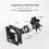 3x120mm Computer Fan with AC 100V-240V Speed Controller for Cabinet Cooling Server Workstation Cooling US Plug 5