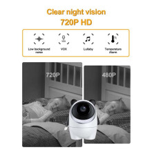4,3 Zoll Babyphone 2,4 GHz WLAN Remote Audio Zwei-Wege-Sprache Nachtsicht Drahtlose Sicherheit Babyüberwachung US-Stecker