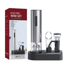 Kurkentrekker, elektrische kurkentrekker, oplaadbare elektrische kurkentrekker, krachtige wijn-, champagne- en alcoholcadeau