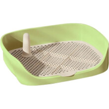 Hundetoilette – sicher – abnehmbar – PP-Kunststoff – 39,9 x 30 x 10,9 cm – grün