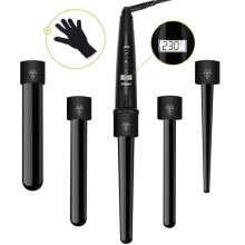 ELEHOT 5 in 1 Hair Curler - LCD Display - Tourmaline and Ceramic Technology