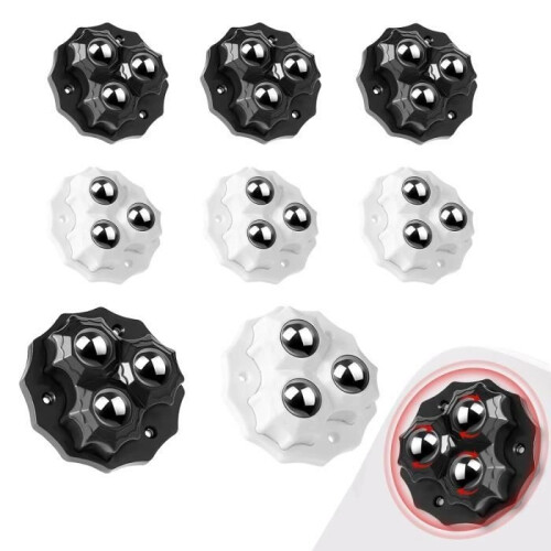 Furniture Casters - - 8PCS - Swivel - Plastic - Maximum load 150 kg