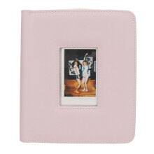 Premium PU Leather Photo Album for Fujifilm Instax, Multlple Uses for Storing2x3Inch Instant Photos, High Transparency Pocket Design for True Color