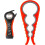 Red Bottle Opener, 5 in 1 Multi-Function Jar Opener, Kitchen Utensil Bottle Opener, Suitable for Weak Hands 1