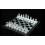 Glass chess set glass chessboard 32 pieces 25 cm 1