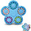 Magic Bean roterende kubus - sensorisch decompressiespeelgoed - blauw - kind - unisex 1
