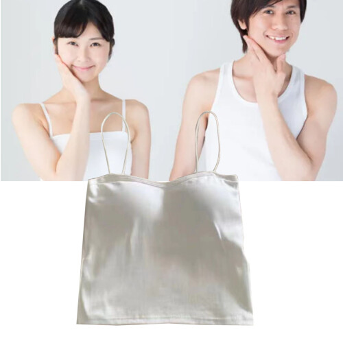 White Padded Camisole, Spaghetti Straps, Free Size