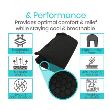 Crutch Pads Hand Grips , Breathable, Machine Washable Padding -Moisture Wicking & Odor Reducing Pillow Accessory Covers