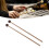 Coffee Mallets for Marimba Rubber Heads Solid Wood 8