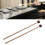 Coffee Mallets for Marimba Rubber Heads Solid Wood 1
