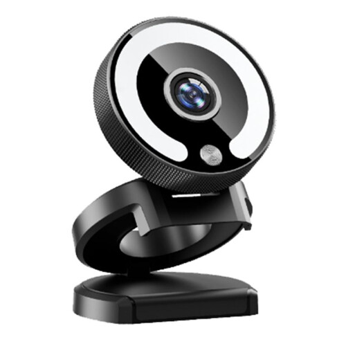 4K Webcam HD Camera with Fill Light Laptop PC Computer Live Broadcast Camera Video Web Camera Microphone Webcast 2