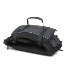 Motorrad-Hecktasche 40L-58L Erweiterbare Rücksitz-Satteltasche Gepäcktasche Motorradzubehör Fahrer-Rucksack