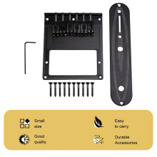 Ponte para Guitarra Elétrica TL com Placa de Cordas Impressa, Desempenho Aprimorado para Guitarra TL com Design Simplificado