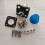 1Pair 250A High Current  Storage Lithium Battery Conical Copper Terminal Connector Car Automobile Start Terminal 7