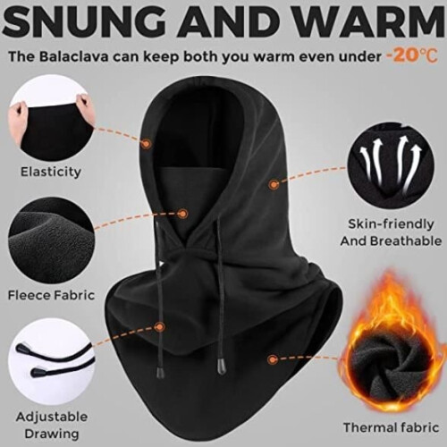 Bivakmuts - Niet gespecificeerd - Winter - Unisex - Wit - Winddicht 1
