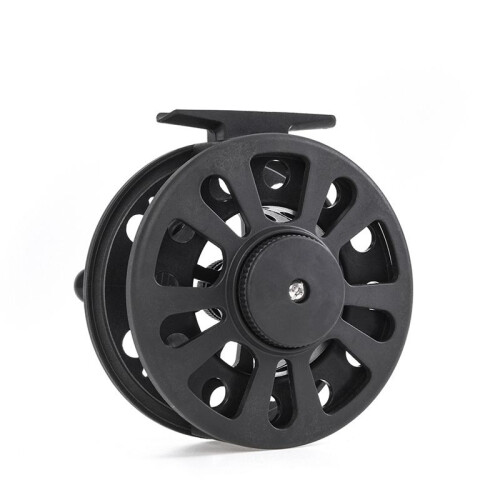 GLA8/9 Black Plastic Fly Fishing Reel Right or Left Can Be Changed Plastic Fly Reel 1