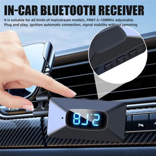 Car  5.4 T65  USB Transmitter Receiver with LED Display Handsfree Call Car Kit 2