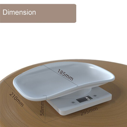 Digital Pet Scale Multifunction Small Animal Scale Electronic Scale with LCD Display for Newborn Pets 2