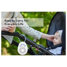 White Noise Sound Machine Portable Baby Sleep Machine 20 Exclusive Sleep Aid Music Rechargeable Battery USB Cable