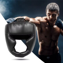 Casco de Boxeo Integral Ajustable para Karate, Muay Thai, Protección para Entrenamiento, Casco de Boxeo para Niños, Color Rojo.