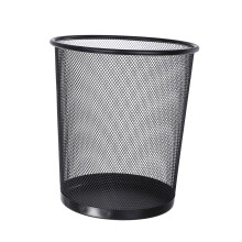Secchio to Rifiuti in Metallo Nero a Rete Sfera, Cestino da 11,2 oz