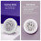 Smart Home Temperature & Humidity Sensor, 55x55mm, White, Bluetooth and APP 2