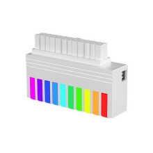 ATX 24Pin 90 Degree Power Adapter 5V 3 Pin ARGB ATX 24-Pin Power Connector Aura Sync for Desktop PC Power Supply White