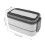 2-Layer Lunch Box 1400ml 21.511.710.5cm White 2