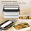 2-Layer Lunch Box 1400ml 21.511.710.5cm White 5