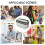 2-Layer Lunch Box 1400ml 21.511.710.5cm White 4