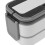 2-Layer Lunch Box 1400ml 21.511.710.5cm White 11