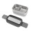 2-Layer Lunch Box 1400ml 21.511.710.5cm White 1
